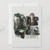 THORIN OAKENSHIELD™, BILBO BAGGINS™ & Gandalf Art Einladung (Vorderseite)