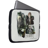 THORIN OAKENSHIELD™, BILBO BAGGINS™ & Gandalf Art Laptopschutzhülle (Vorne Rechts)