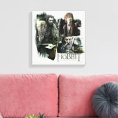 THORIN OAKENSHIELD™, BILBO BAGGINS™ & Gandalf Art Leinwanddruck (Insitu (Wohnzimmer))