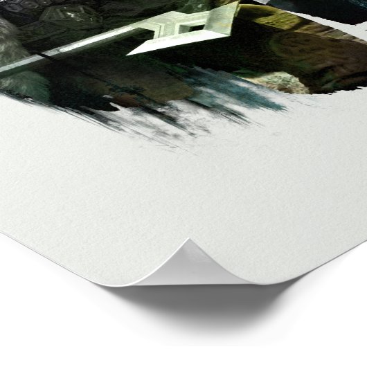 THORIN OAKENSHIELD™, BILBO BAGGINS™, & Gandalf Art Poster (Ecke)