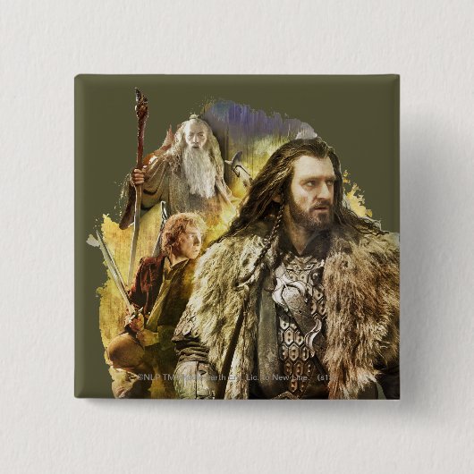 THORIN OAKENSHIELD™, BILBO BAGGINS™, Gandalf Button (Vorderseite)