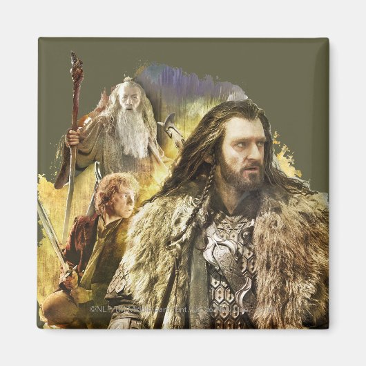 THORIN OAKENSHIELD™, BILBO BAGGINS™, Gandalf Magnet (Vorne)