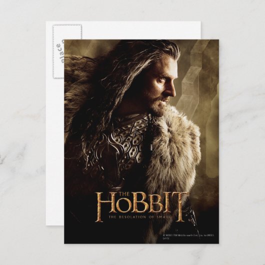 THORIN OAKENSHIELD™ Character Poster 1 Postkarte (Vorne/Hinten)