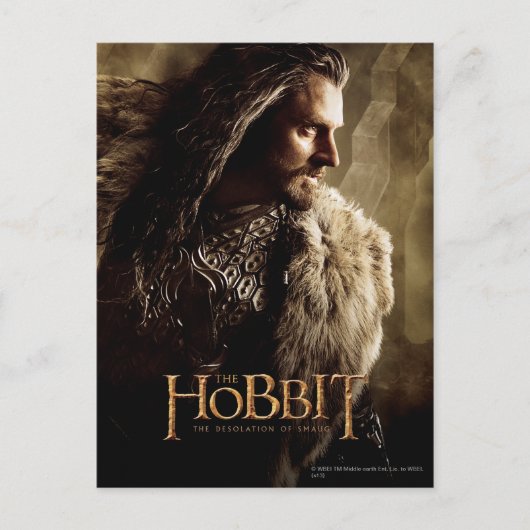THORIN OAKENSHIELD™ Character Poster 1 Postkarte (Vorderseite)