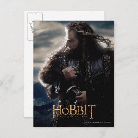 THORIN OAKENSHIELD™ Character Poster 2 Postkarte (Vorne/Hinten)