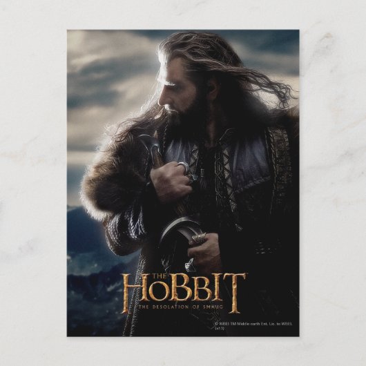 THORIN OAKENSHIELD™ Character Poster 2 Postkarte (Vorderseite)