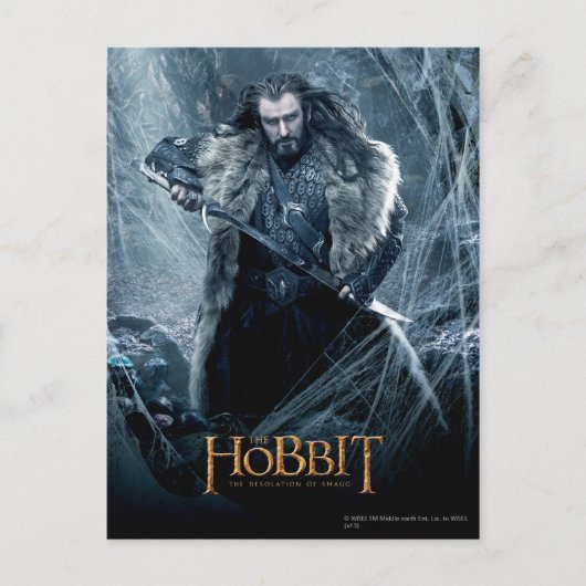 THORIN OAKENSHIELD™ Character Poster 3 Postkarte (Vorderseite)