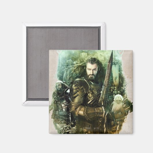 THORIN OAKENSHIELD™, Dwalin & Balin Graphic Magnet (Vorderseite/Rückseite)