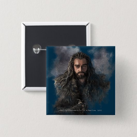 THORIN OAKENSHIELD™ Illustration Button (Vorne & Hinten)