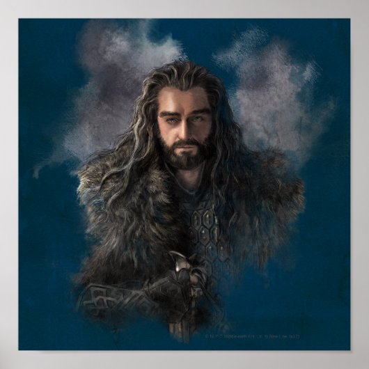 THORIN OAKENSHIELD™ Illustration Poster (Vorne)
