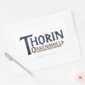 THORIN OAKENSHIELD™ Logo Blue Rechteckiger Aufkleber (Umschlag)