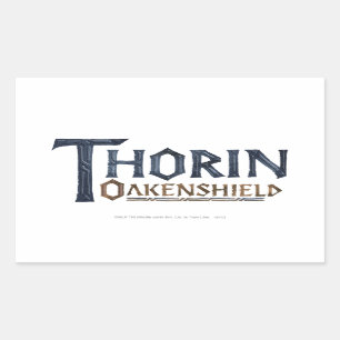 THORIN OAKENSHIELD™ Logo Blue Rechteckiger Aufkleber