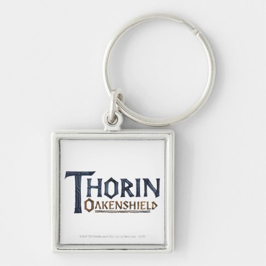 THORIN OAKENSHIELD™ Logo Blue Schlüsselanhänger (Vorne)