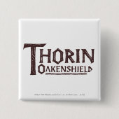 THORIN OAKENSHIELD™ Logo Brown Button (Vorderseite)