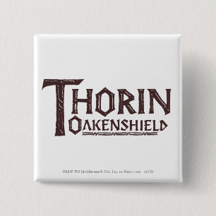 THORIN OAKENSHIELD™ Logo Brown Button