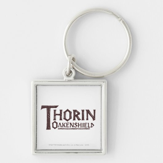 THORIN OAKENSHIELD™ Logo Brown Schlüsselanhänger (Vorne)