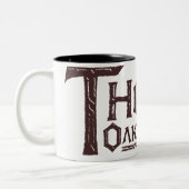 THORIN OAKENSHIELD™ Logo Brown Zweifarbige Tasse (Links)
