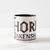 THORIN OAKENSHIELD™ Logo Brown Zweifarbige Tasse (Mittel)