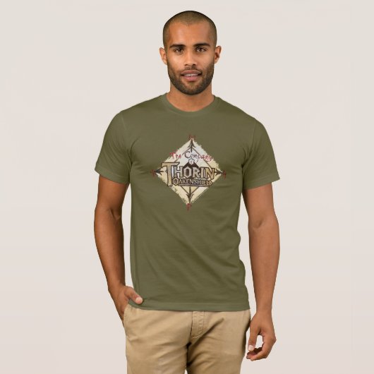 THORIN OAKENSHIELD™ Name Brown T-Shirt (Vorne ganz)