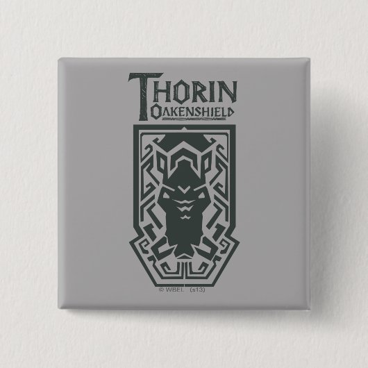 THORIN OAKENSHIELD™ Schildsymbol Button (Vorderseite)