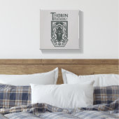 THORIN OAKENSHIELD™ Schildsymbol Leinwanddruck (Insitu (Schlafzimmer))