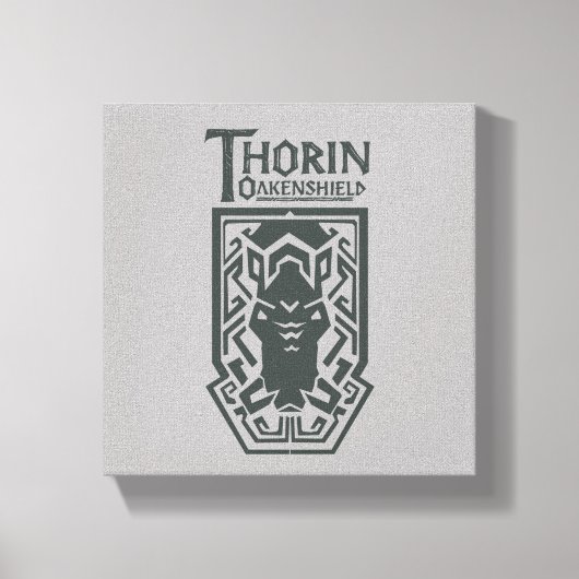 THORIN OAKENSHIELD™ Schildsymbol Leinwanddruck (Vorderseite)