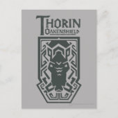 THORIN OAKENSHIELD™ Schildsymbol Postkarte (Vorderseite)