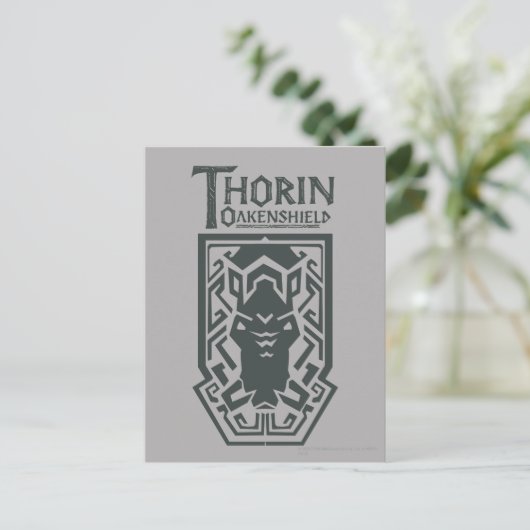 THORIN OAKENSHIELD™ Schildsymbol Postkarte (Stehend Vorderseite)