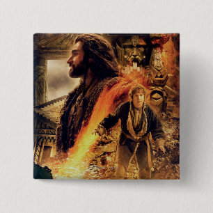 THORIN OAKENSHIELD™ und BILBO BAGGINS™ in Ereb Button