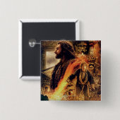 THORIN OAKENSHIELD™ und BILBO BAGGINS™ in Erebor Button (Vorne & Hinten)