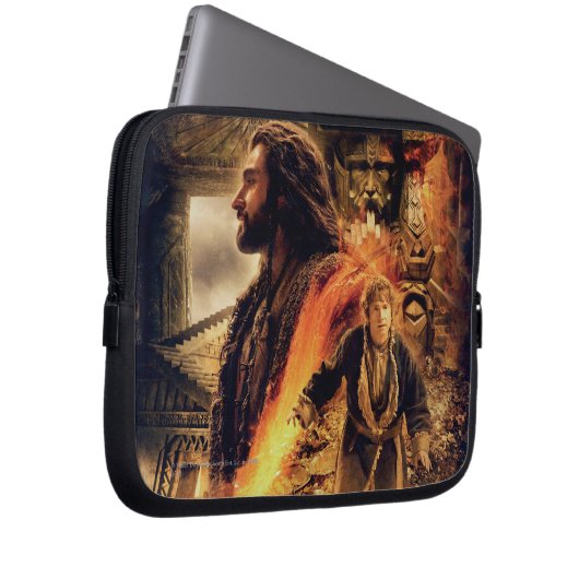THORIN OAKENSHIELD™ und BILBO BAGGINS™ in Erebor Laptopschutzhülle (Vorne Rechts)