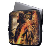 THORIN OAKENSHIELD™ und BILBO BAGGINS™ in Erebor Laptopschutzhülle (Vorderseite Links)