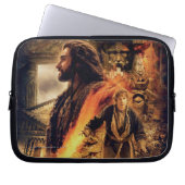 THORIN OAKENSHIELD™ und BILBO BAGGINS™ in Erebor Laptopschutzhülle (Vorderseite)