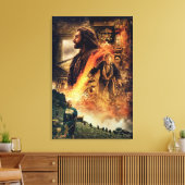 THORIN OAKENSHIELD™ und BILBO BAGGINS™ in Erebor Leinwanddruck (Insitu (Wohnzimmer))