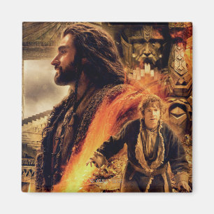 THORIN OAKENSHIELD™ und BILBO BAGGINS™ in Erebor Magnet