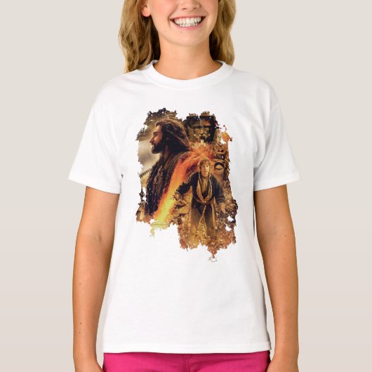 THORIN OAKENSHIELD™ und BILBO BAGGINS™ in Erebor T-Shirt (Vorderseite)