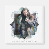 THORIN OAKENSHIELD™-Zeichen, grafisch Magnet (Vorne)