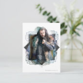 THORIN OAKENSHIELD™-Zeichen, grafisch Postkarte (Stehend Vorderseite)