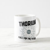 THORIUM - BRENNSTOFF! WÄHREND DER ZUKUNFT! KAFFEETASSE (VorderseiteRechts)