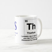 Thorium-Tasse Kaffeetasse (VorderseiteRechts)