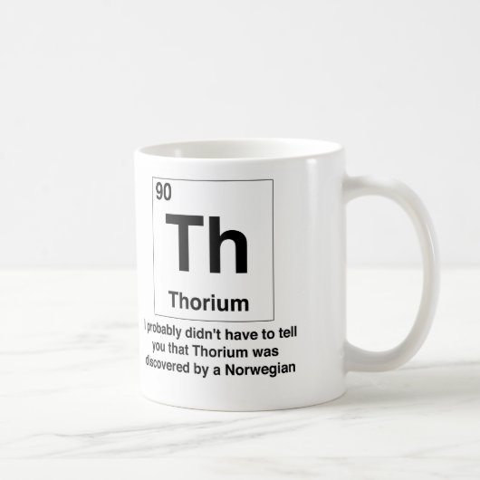 Thorium-Tasse Kaffeetasse (Rechts)