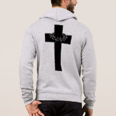 Thorn Cross Zipper Hoodie (Rückseite)