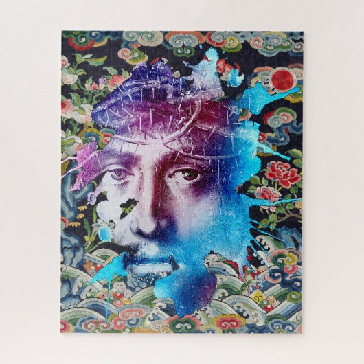 Thorn Crown Jesus Christus Leidenschaft Abstrakte  Puzzle (Vertikal)