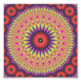 Thorn mandala fotodruck