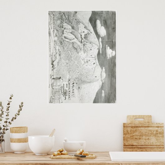 Thorn Mountain 1949 Trail Map Poster (Küche)