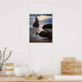 Thorn-Shaped seastack | Face Rock Wayside, OR Poster (Küche)