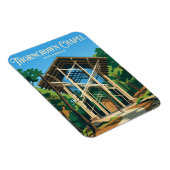 Thorncrown-Kapelle USA Magnet (Rechte Seite)