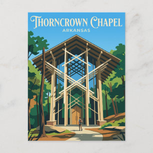 Thorncrown-Kapelle USA Postkarte