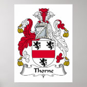 Thorne Familienwappen Poster (Vorne)