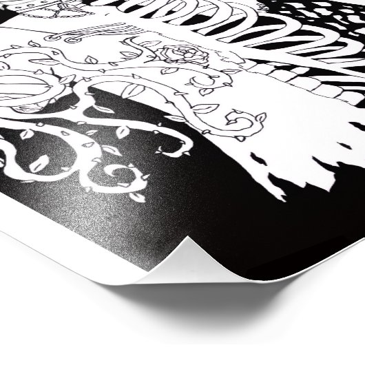 Thorned Duality Print Fotodruck (Ecke)